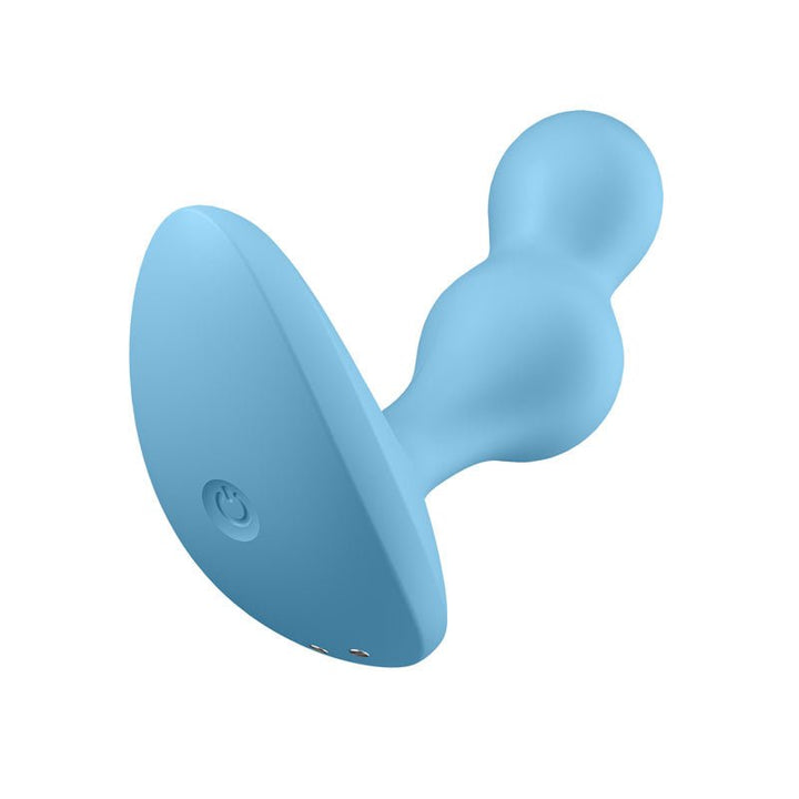 Satisfyer Deep Diver - Light Blue Vibrating Butt Plug with App Control – Sex toys NZ by Naughtyhut. Discreet delivery nationwide.