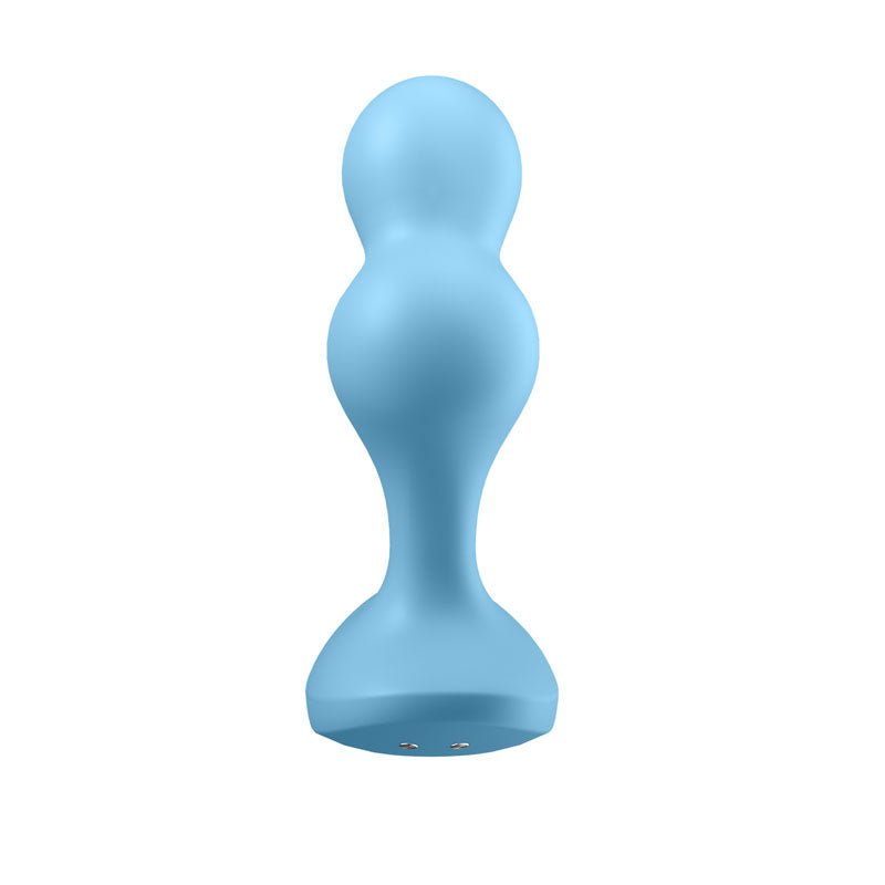 Satisfyer Deep Diver - Light Blue Vibrating Butt Plug with App Control – Sex toys NZ by Naughtyhut. Discreet delivery nationwide.