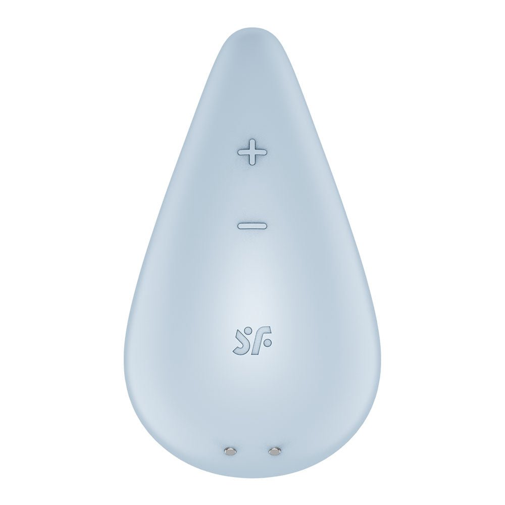 Satisfyer Dew Drop - Light Blue USB Rechargeable Stimulator – Sex toys NZ by Naughtyhut. Discreet delivery nationwide.