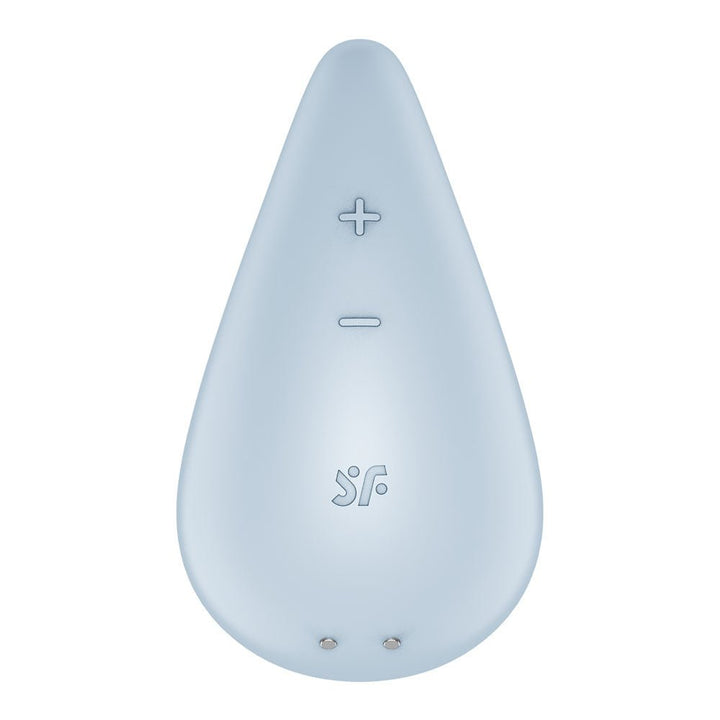 Satisfyer Dew Drop - Light Blue USB Rechargeable Stimulator – Sex toys NZ by Naughtyhut. Discreet delivery nationwide.