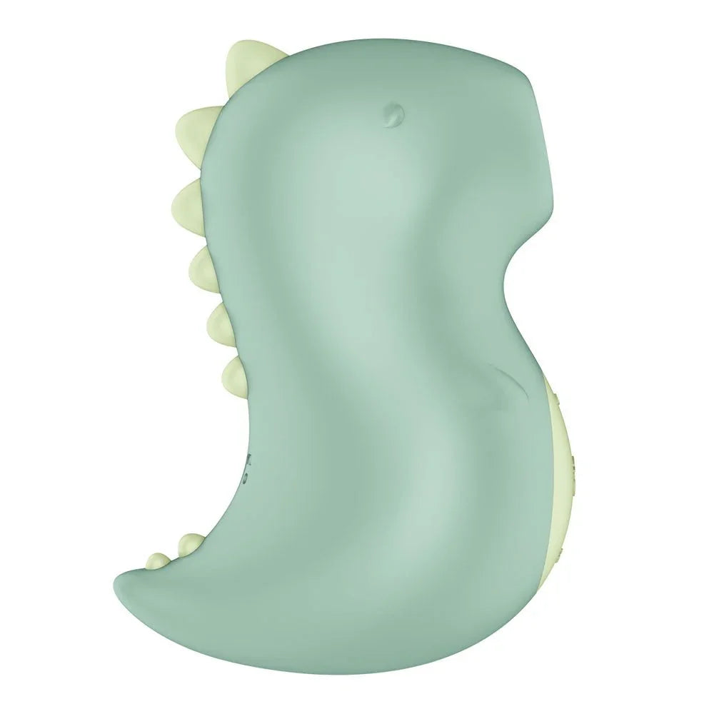 Satisfyer Din-OOOH - Air Pulse Stimulator in Mint Green, side profile