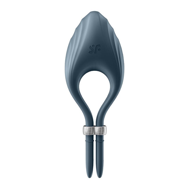 Buy Satisfyer Duelist - Dark Blue Vibrating Adjustable Lasso Cock Ring – Naughtyhut NZ sex toys online. Discreet delivery & top brands.