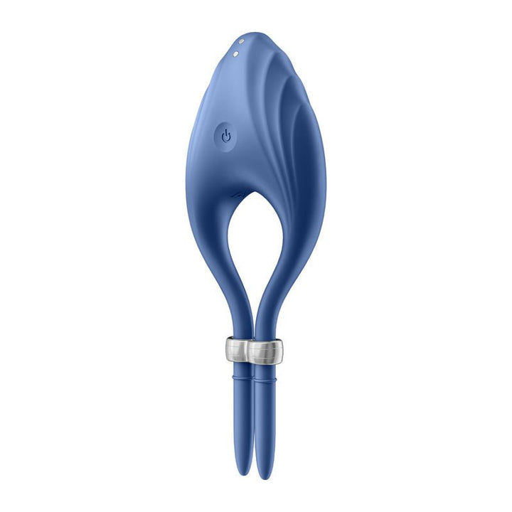 Satisfyer Duelist - Blue Vibrating Adjustable Lasso Cock Ring – Sex toys NZ by Naughtyhut. Discreet delivery nationwide.
