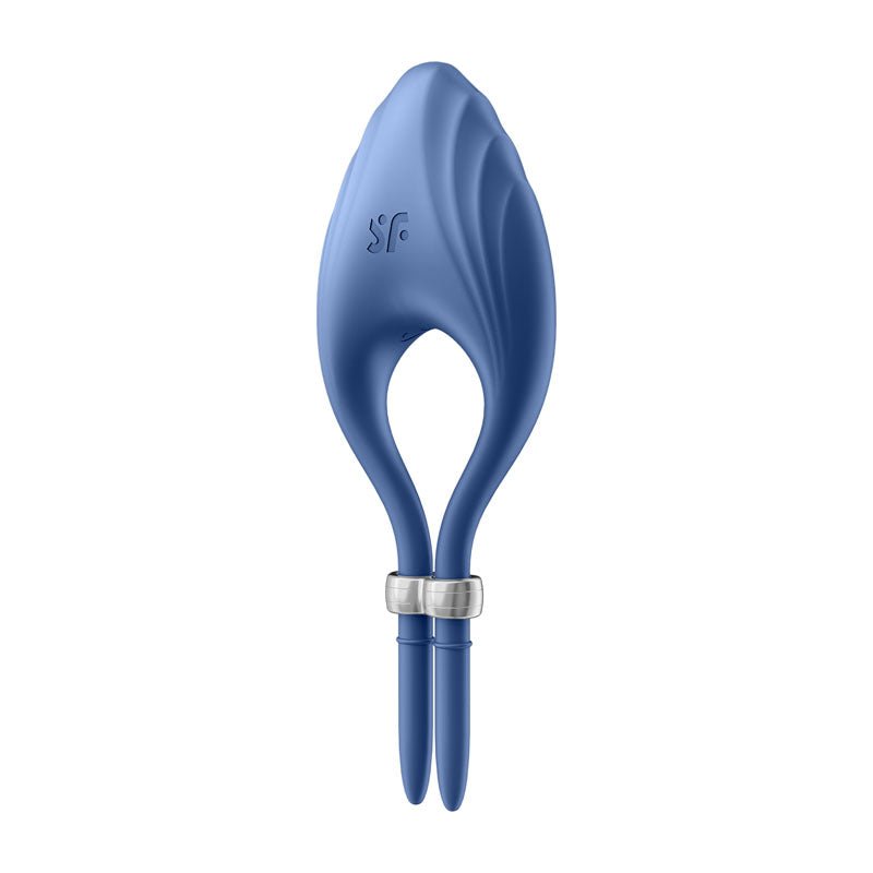 Satisfyer Duelist - Blue Vibrating Adjustable Lasso Cock Ring – Sex toys NZ by Naughtyhut. Discreet delivery nationwide.