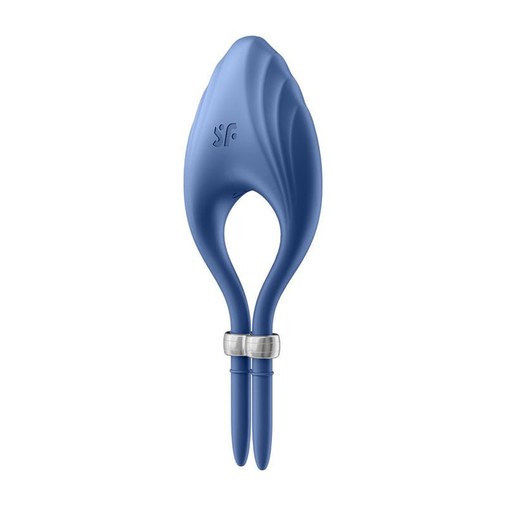 Satisfyer Duelist - Blue Vibrating Adjustable Lasso Cock Ring – Sex toys NZ by Naughtyhut. Discreet delivery nationwide.