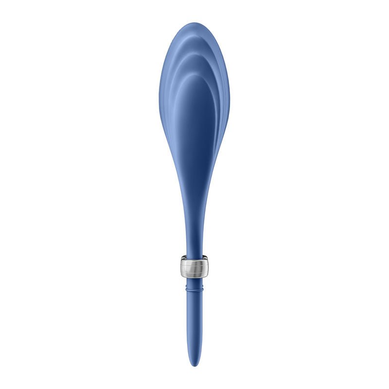Satisfyer Duelist - Blue Vibrating Adjustable Lasso Cock Ring – Sex toys NZ by Naughtyhut. Discreet delivery nationwide.