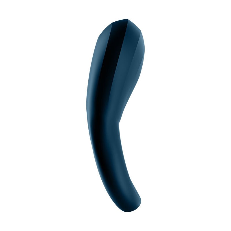 Buy Satisfyer Epic Duo - Navy Blue USB Rechargeable Cock & Balls Ring with App Control – Naughtyhut NZ sex toys online. Discreet delivery & top brands.