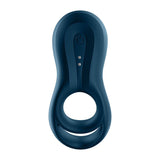 Buy Satisfyer Epic Duo - Navy Blue USB Rechargeable Cock & Balls Ring with App Control – Naughtyhut NZ sex toys online. Discreet delivery & top brands.