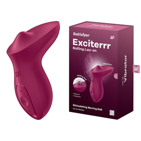 Buy Satisfyer Exciterrr - Berry USB Rechargeable Stimulator – Naughtyhut NZ sex toys online. Discreet delivery & top brands.