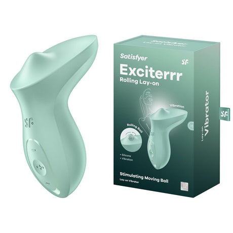 Buy Satisfyer Exciterrr - Mint USB Rechargeable Stimulator – Naughtyhut NZ sex toys online. Discreet delivery & top brands.