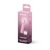 Buy Satisfyer First Kiss - Pink USB Rechargeable Air Pulse Stimulator – Naughtyhut NZ sex toys online. Discreet delivery & top brands.