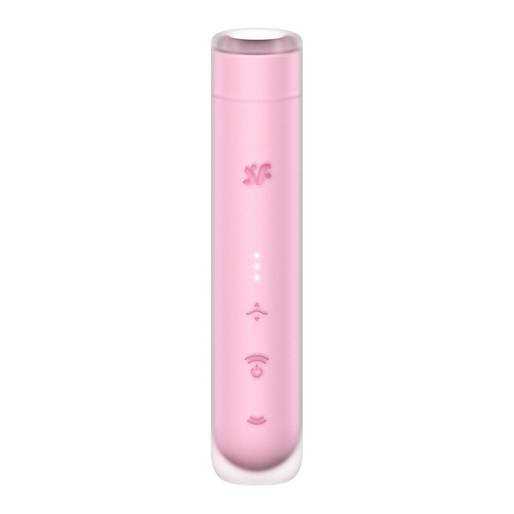 Buy Satisfyer First Kiss - Pink USB Rechargeable Air Pulse Stimulator – Naughtyhut NZ sex toys online. Discreet delivery & top brands.
