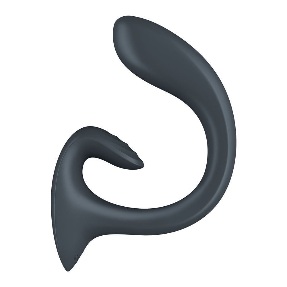 Buy Satisfyer G For Goddess 1 - Dark Grey - Dark Grey USB Rechargeable Vibrator with Clit Stim – Naughtyhut NZ sex toys online. Discreet delivery & top brands.