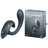 Buy Satisfyer G For Goddess 1 - Dark Grey - Dark Grey USB Rechargeable Vibrator with Clit Stim – Naughtyhut NZ sex toys online. Discreet delivery & top brands.
