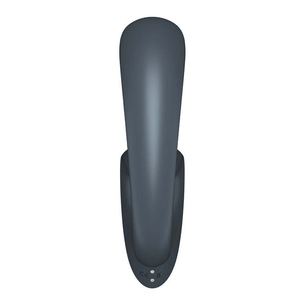 Satisfyer G For Goddess 1 - Dark Grey - Dark Grey USB Rechargeable Vibrator with Clit Stim – Sex toys NZ by Naughtyhut. Discreet delivery nationwide.
