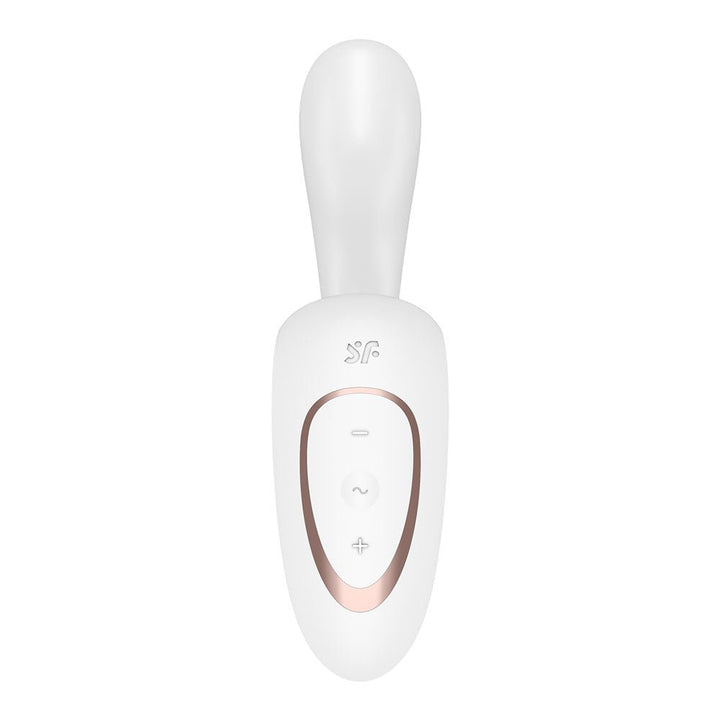 Satisfyer G For Goddess 1 - White - White USB Rechargeable Vibrator with Clit Stim – Sex toys NZ by Naughtyhut. Discreet delivery nationwide.