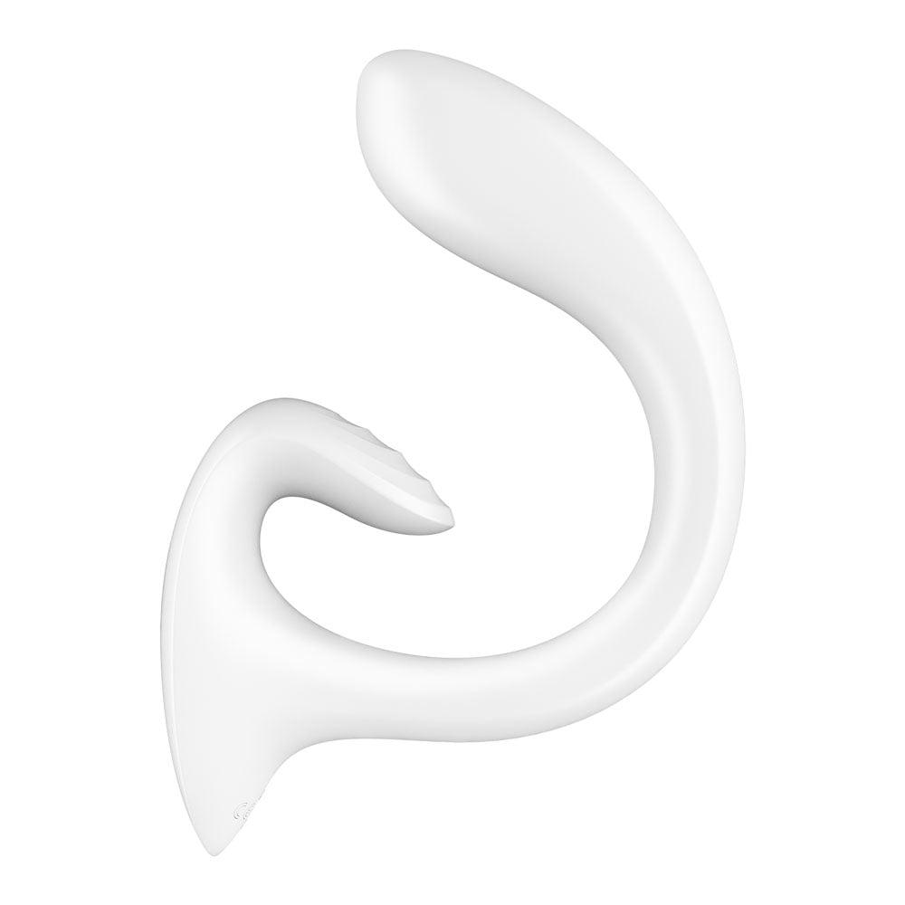 Satisfyer G For Goddess 1 - White - White USB Rechargeable Vibrator with Clit Stim – Sex toys NZ by Naughtyhut. Discreet delivery nationwide.