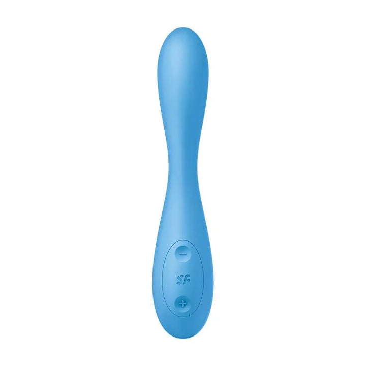 Satisfyer G-Spot Flex 4 - Vibrator in Blue, top view