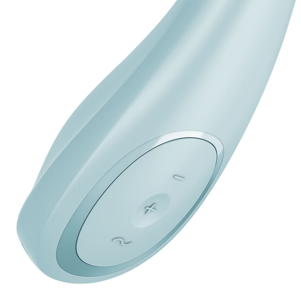 Satisfyer G - Spot Wave 2 - Ice Blue - Ice Blue 23.6 cm USB Rechargeable Flicking Tip Vibrator – Sex toys NZ by Naughtyhut. Discreet delivery nationwide.