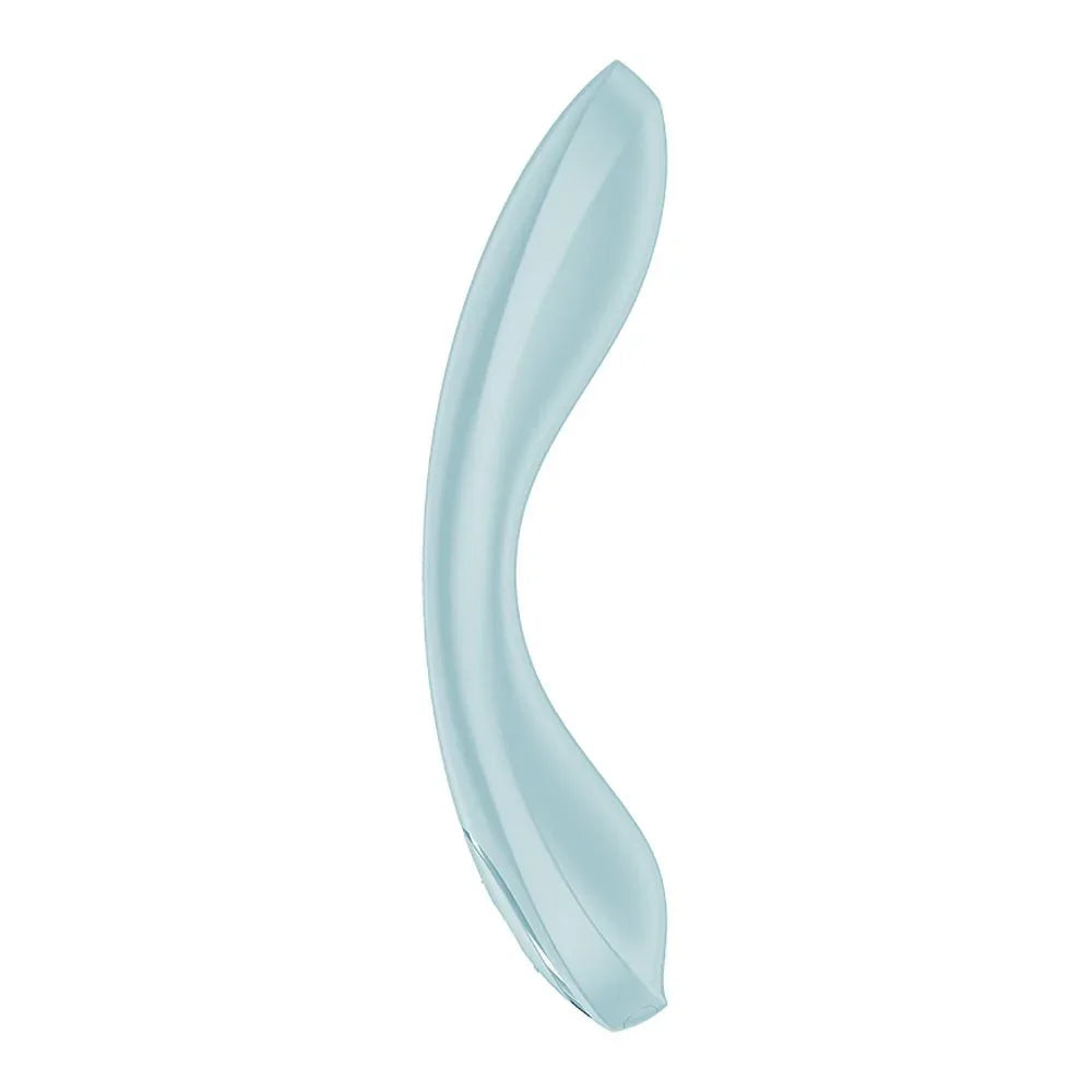 Satisfyer G-Spot Wave 2 - Flicking Tip Vibrator in Ice Blue, front view