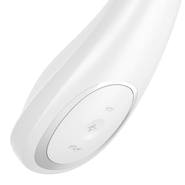 Satisfyer G - Spot Wave 2 - White - White 23.6 cm USB Rechargeable Flicking Tip Vibrator – Sex toys NZ by Naughtyhut. Discreet delivery nationwide.