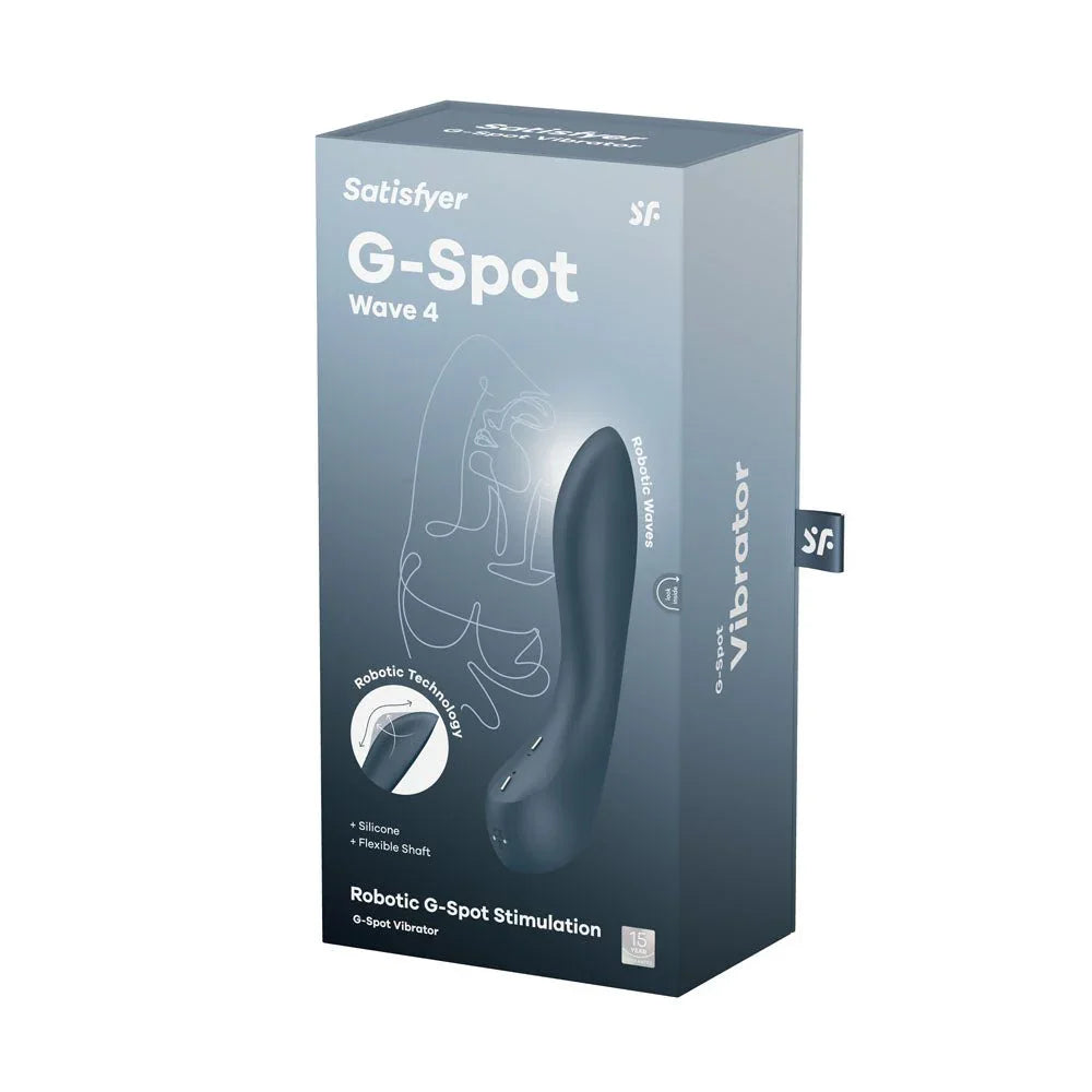 Satisfyer G-Spot Wave 4 - Vibrator in Dark Blue retail box