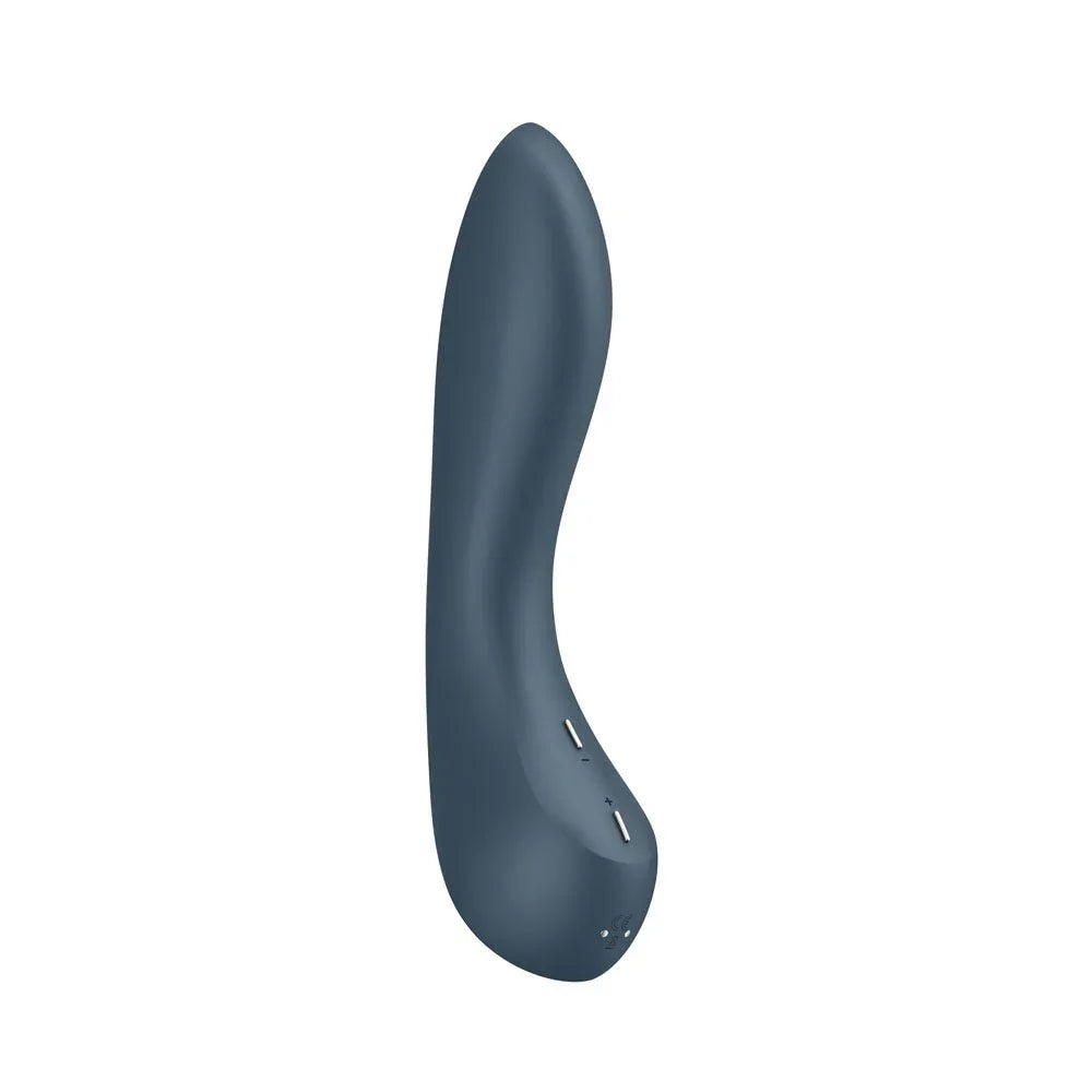 Satisfyer G-Spot Wave 4 - Vibrator in Dark Blue, angled view