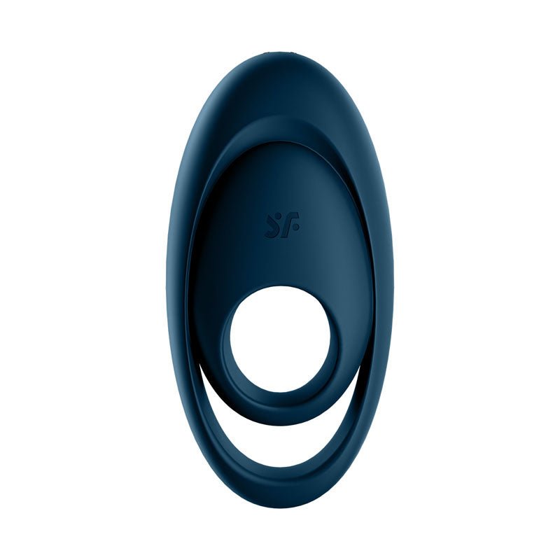 Buy Satisfyer Glorious Duo - Dark Blue USB Rechargeable Cock & Balls Ring – Naughtyhut NZ sex toys online. Discreet delivery & top brands.