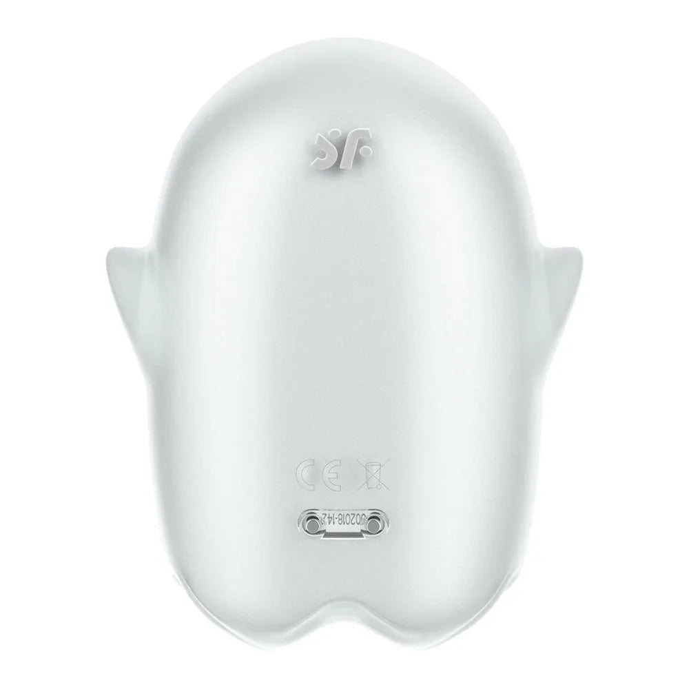 Satisfyer Glowing Ghost - Glow in the Dark Air Pulse Stimulator in White, back view
