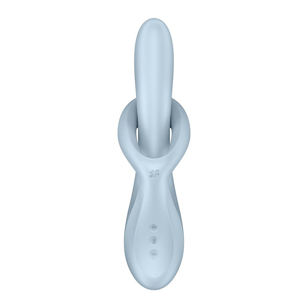 Buy Satisfyer Heat Flex 4 - Blue - Blue USB Rechargeable Heating Vibrator – Naughtyhut NZ sex toys online. Discreet delivery & top brands.
