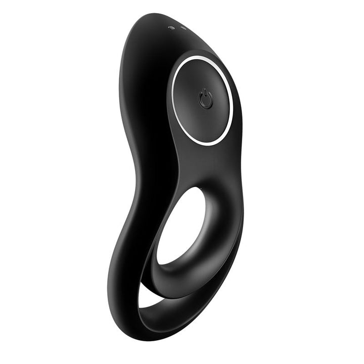 Satisfyer Legendary Duo - Black USB Rechargeable Cock & Balls Ring – Sex toys NZ by Naughtyhut. Discreet delivery nationwide.