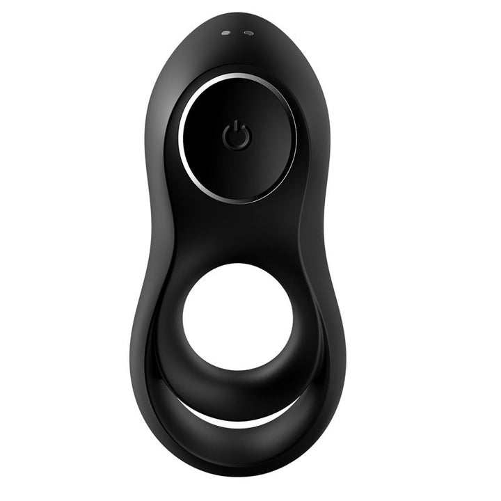 Satisfyer Legendary Duo - Black USB Rechargeable Cock & Balls Ring – Sex toys NZ by Naughtyhut. Discreet delivery nationwide.