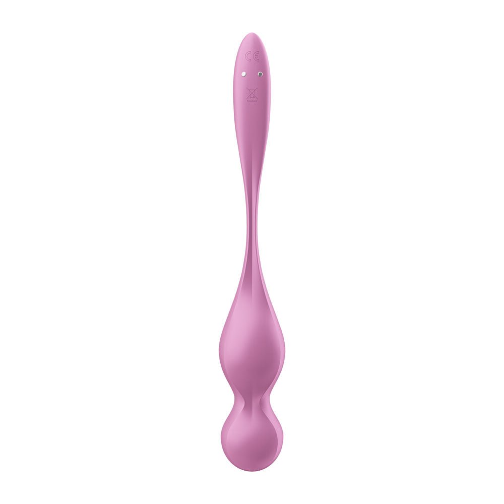 Satisfyer Love Birds 1 - Pink - Pink USB Rechargeable Pelvic Floor Trainer with App Control – Sex toys NZ by Naughtyhut. Discreet delivery nationwide.