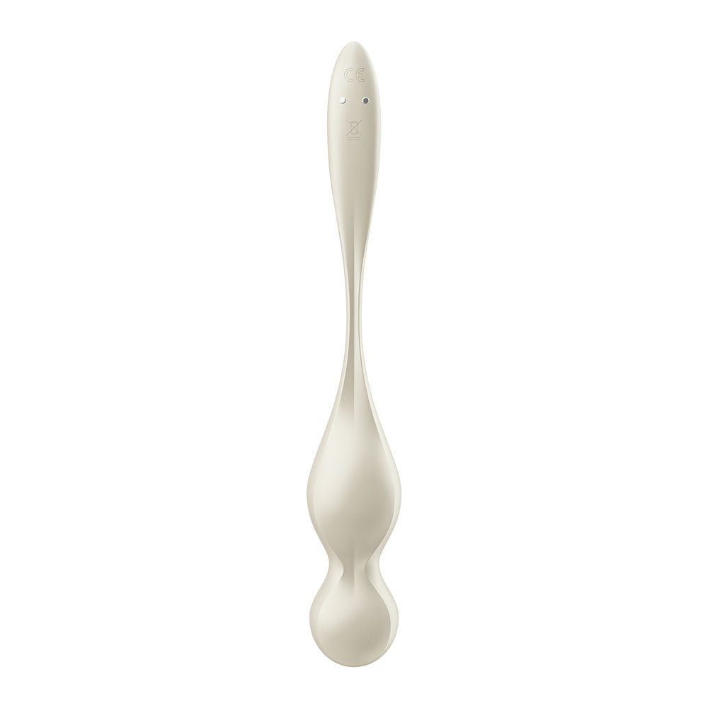 Buy Satisfyer Love Birds 1 - White - White USB Rechargeable Pelvic Floor Trainer with App Control – Naughtyhut NZ sex toys online. Discreet delivery & top brands.