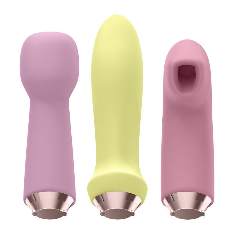 Buy Satisfyer Marvelous Four - 4 - in - 1 USB Rechargeable Vibes – Naughtyhut NZ sex toys online. Discreet delivery & top brands.