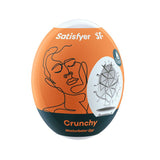 Buy Satisfyer Masturbator Egg - Crunchy - White Stroker Sleeve – Naughtyhut NZ sex toys online. Discreet delivery & top brands.