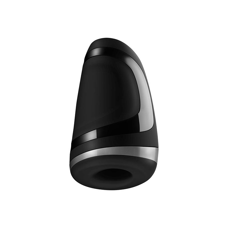 Buy Satisfyer Men Heat Vibration - Black USB Rechargeable Masturbator – Naughtyhut NZ sex toys online. Discreet delivery & top brands.