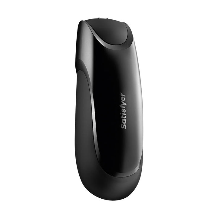 Satisfyer Men Vibration+ - Black USB Rechargeable Masturbator with App Control – Sex toys NZ by Naughtyhut. Discreet delivery nationwide.