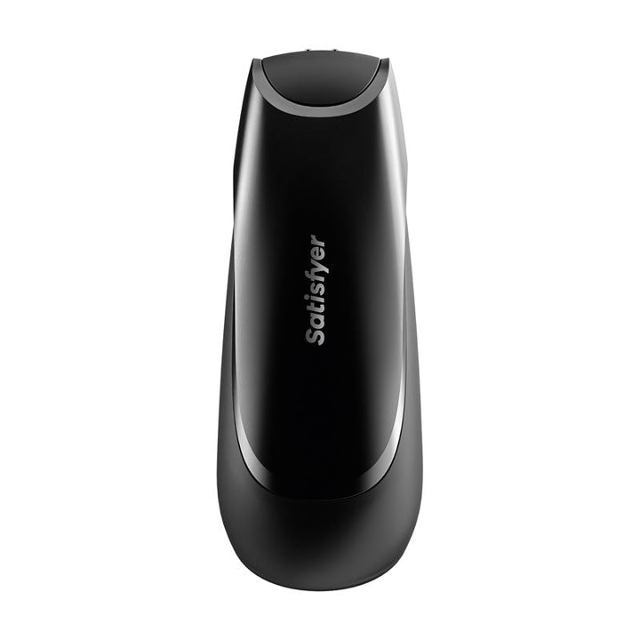 Satisfyer Men Vibration+ - Black USB Rechargeable Masturbator with App Control – Sex toys NZ by Naughtyhut. Discreet delivery nationwide.