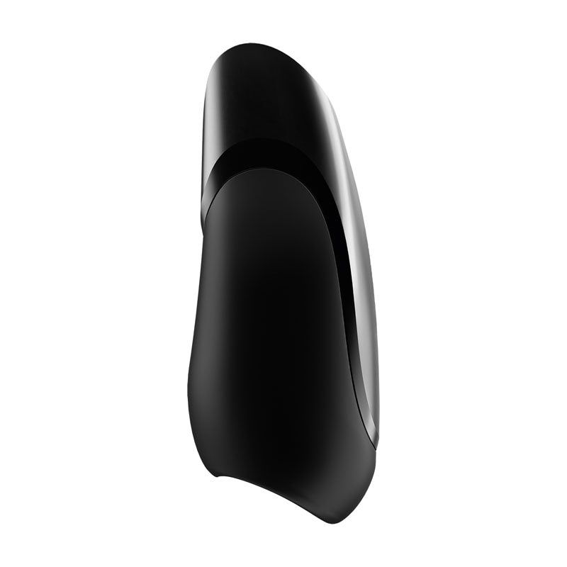 Buy Satisfyer Men Vibration+ - Black USB Rechargeable Masturbator with App Control – Naughtyhut NZ sex toys online. Discreet delivery & top brands.
