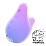 Buy Satisfyer Mermaid Vibes - Violet/Pink - Violet/Pink USB Rechargeable Air Pulse Stimulator – Naughtyhut NZ sex toys online. Discreet delivery & top brands.