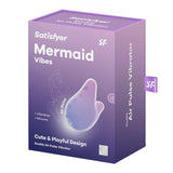 Buy Satisfyer Mermaid Vibes - Violet/Pink - Violet/Pink USB Rechargeable Air Pulse Stimulator – Naughtyhut NZ sex toys online. Discreet delivery & top brands.