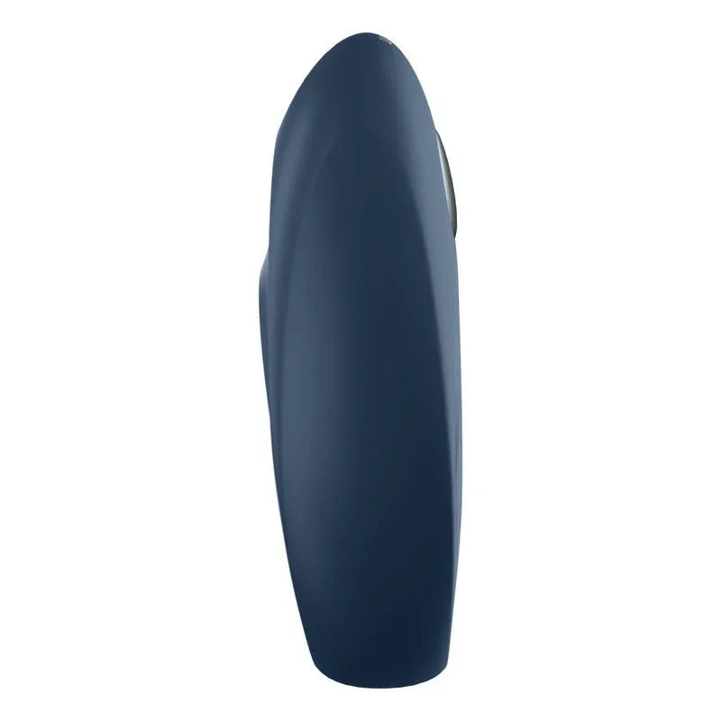 Satisfyer Mighty One - App Controlled Vibrating Cock Ring in Navy, back view