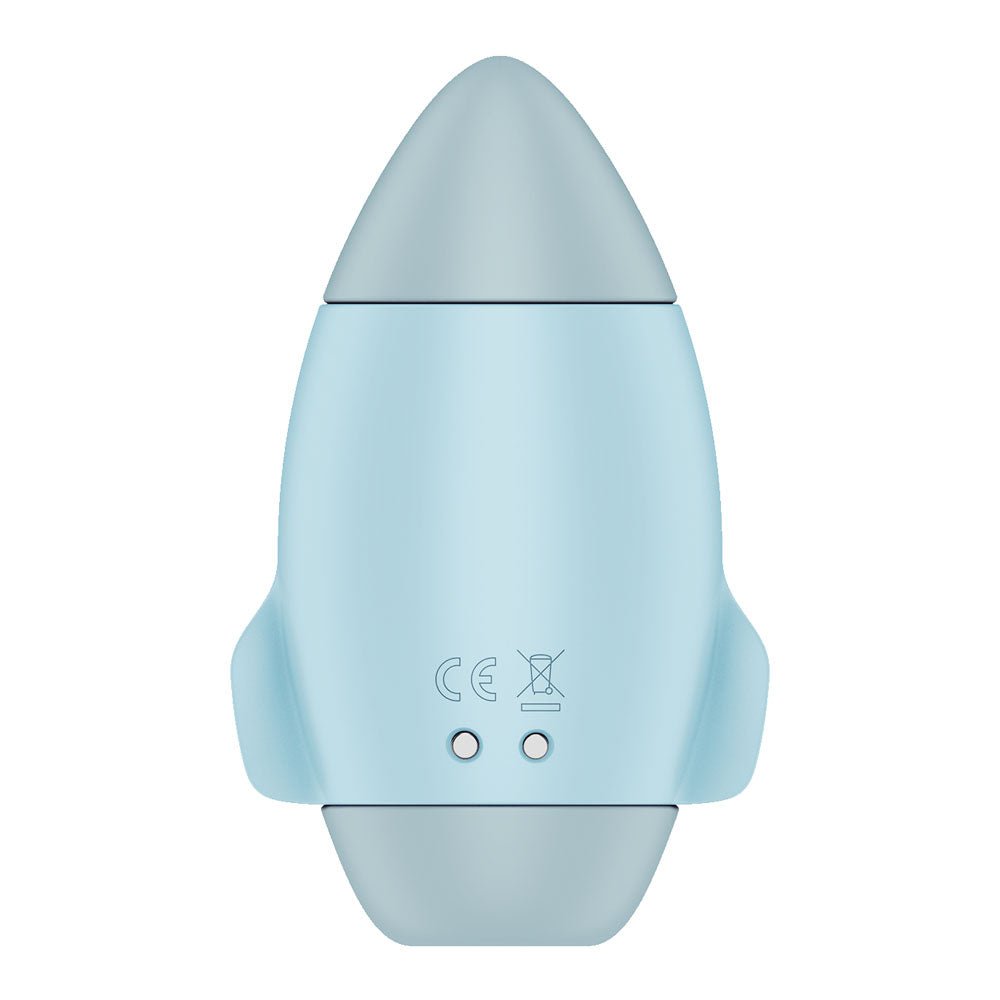 Satisfyer Mission Control - Blue - Blue USB Rechargeable Vibrating Air Pulse Stimulator – Sex toys NZ by Naughtyhut. Discreet delivery nationwide.
