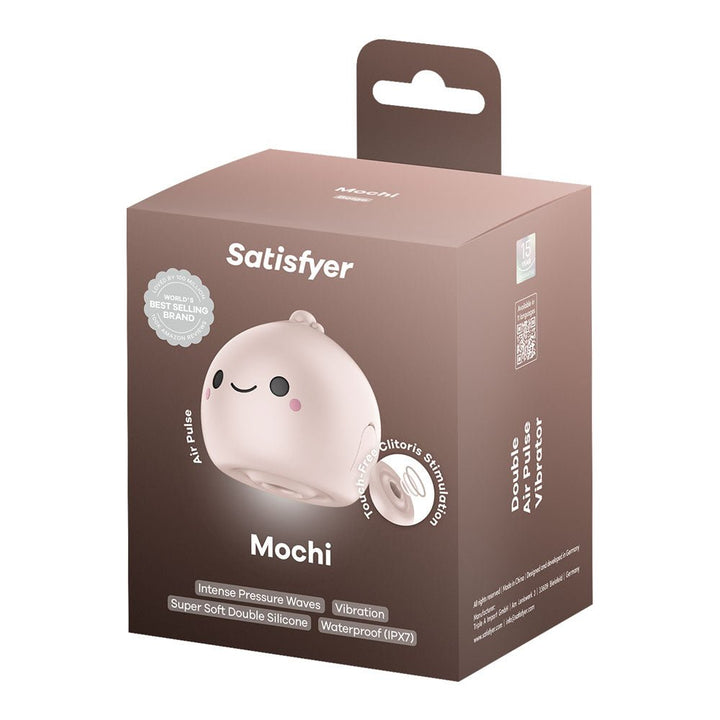 Satisfyer Mochi - Beige - Beige USB Rechargeable Air Pulse Stimulator – Sex toys NZ by Naughtyhut. Discreet delivery nationwide.