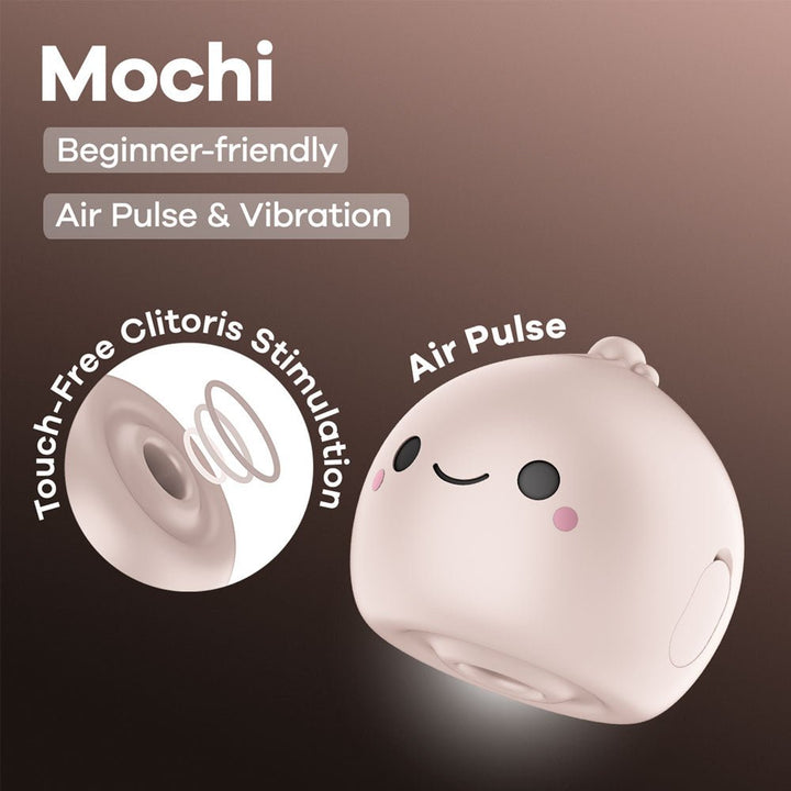 Satisfyer Mochi - Beige - Beige USB Rechargeable Air Pulse Stimulator – Sex toys NZ by Naughtyhut. Discreet delivery nationwide.