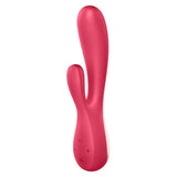 Buy Satisfyer Mono Flex - Red App Controlled USB Rechargeable Rabbit Vibrator – Naughtyhut NZ sex toys online. Discreet delivery & top brands.