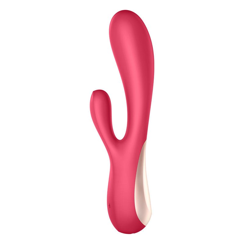 Buy Satisfyer Mono Flex - Red App Controlled USB Rechargeable Rabbit Vibrator – Naughtyhut NZ sex toys online. Discreet delivery & top brands.