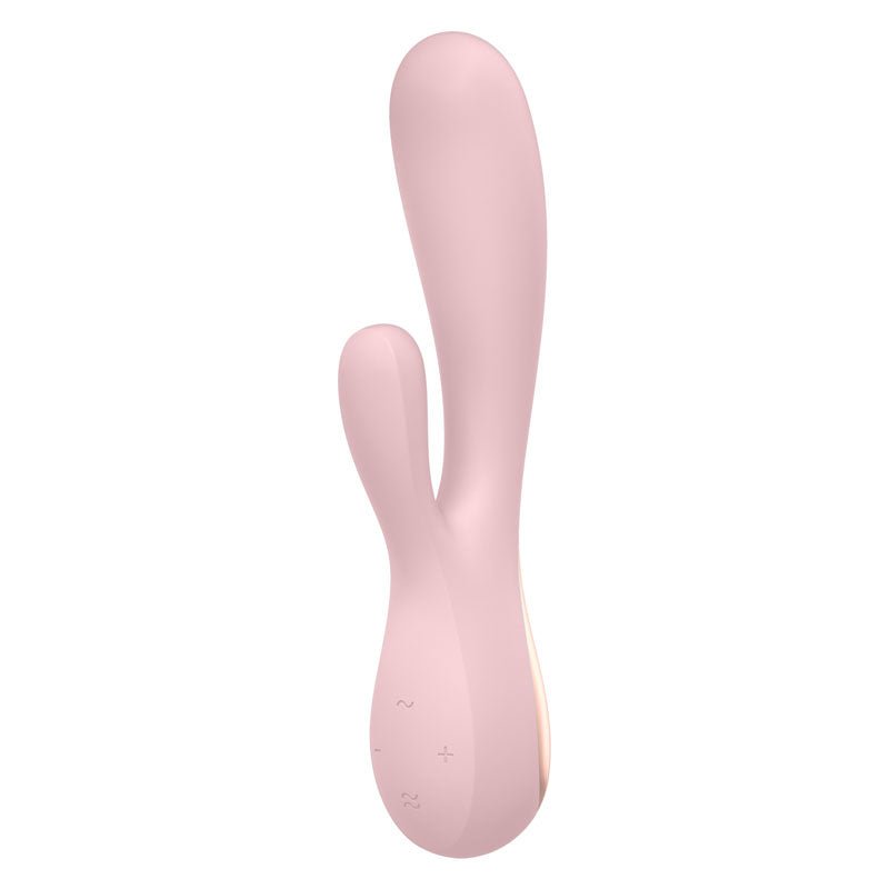 Buy Satisfyer Mono Flex - Mauve App Controlled USB Rechargeable Rabbit Vibrator – Naughtyhut NZ sex toys online. Discreet delivery & top brands.