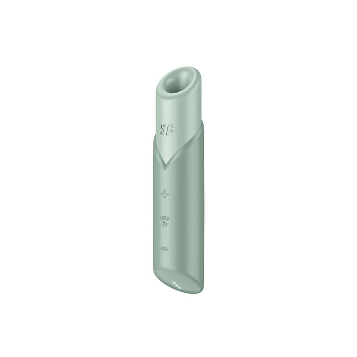 Satisfyer Naughty Kiss - Mint Green USB Rechargeable Air Pulse Stimulator – Sex toys NZ by Naughtyhut. Discreet delivery nationwide.
